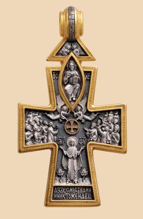 ювелирное изделие Юрия Федорова - крест Вознесение - Сошествие Святого Духа