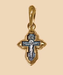 нательный православный крестик распятие