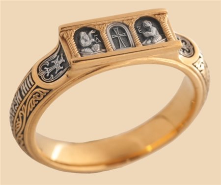православный обручальный перстень купить
