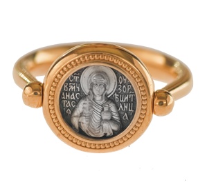 перстень с иконой Анастасия Узорешительница