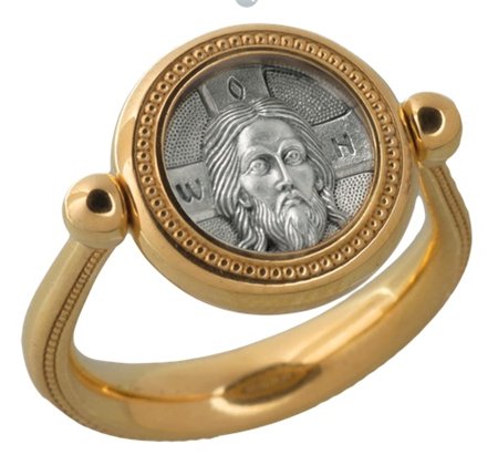 православный перстень Спас Нерукотворный