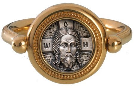 православный перстень с иконой Спас Нерукотворный