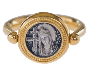 православный перстень с иконой святая равноапостольная елена