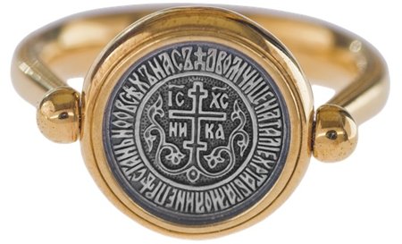 перстень с иконой святая мученица наталия